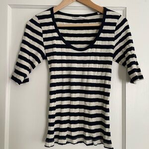 Doen Ribbed Stripe Top